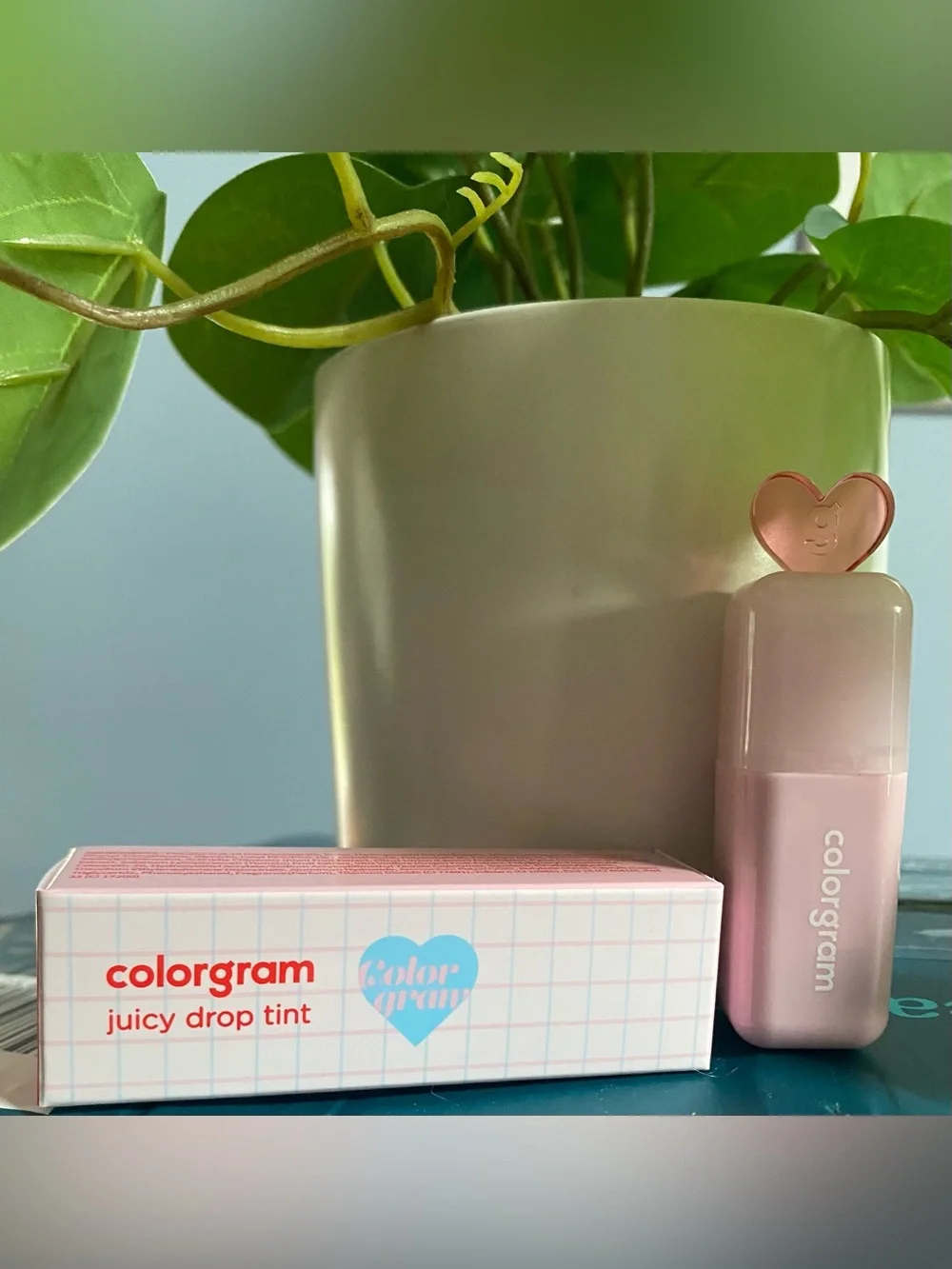 COLORGRAM Juicy Drop Tint 07 Cool Peach Juicy Lip Gloss